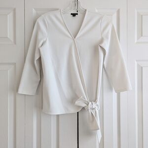 Ann Taylor | Crepe Wrap Top